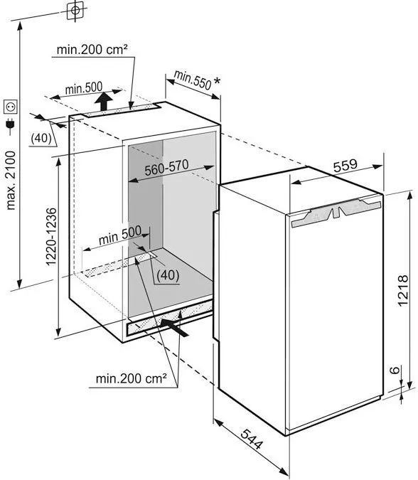 Встраиваемый холодильник Liebherr IKB 2320 Premium BioFresh фото-4 Встраиваемый холодильник Liebherr IKB 2320 Premium BioFresh фото-4
