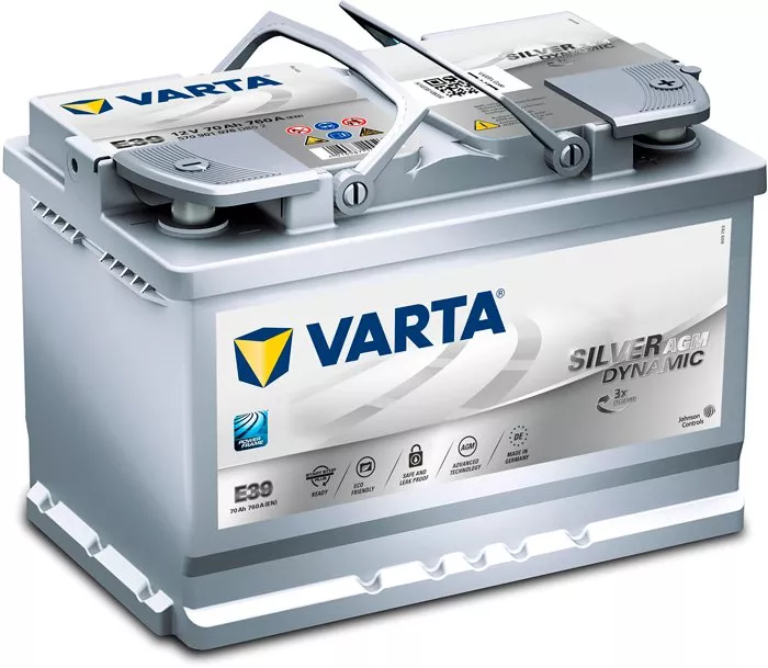 Аккумулятор VARTA Silver Dynamic AGM 570901076 (70Ah) - фото1 Аккумулятор VARTA Silver Dynamic AGM 570901076 (70Ah) - фото1