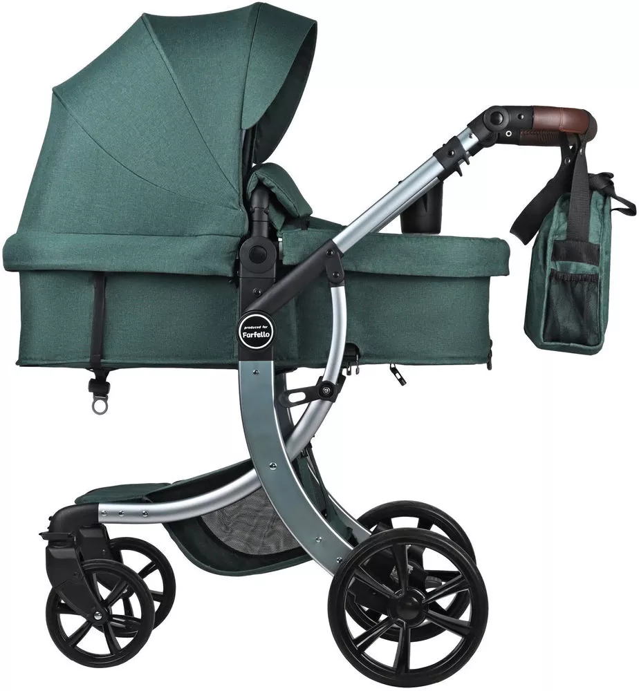 Универсальная коляска Aimile Original New Silver NDS-1 (зеленый) - фото1 Универсальная коляска Aimile Original New Silver NDS-1 (зеленый) - фото1