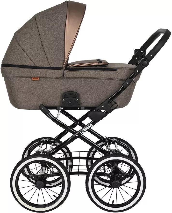 Коляска-люлька Pituso Leticia Classic (511/CL, chocolate/brown metalic) - фото1 Коляска-люлька Pituso Leticia Classic (511/CL, chocolate/brown metalic) - фото1