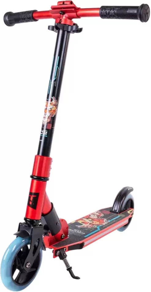 Cамокат Tech Team 145R Evolution Lux 2024 (красный) - фото1