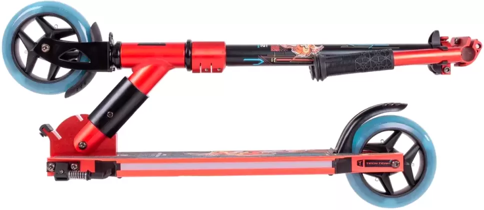 Cамокат Tech Team 145R Evolution Lux 2024 (красный) фото-4