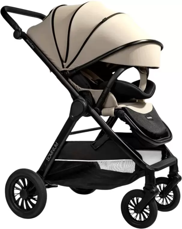Детская прогулочная коляска Amarobaby Somnium (бежевый) - фото1 Детская прогулочная коляска Amarobaby Somnium (бежевый) - фото1
